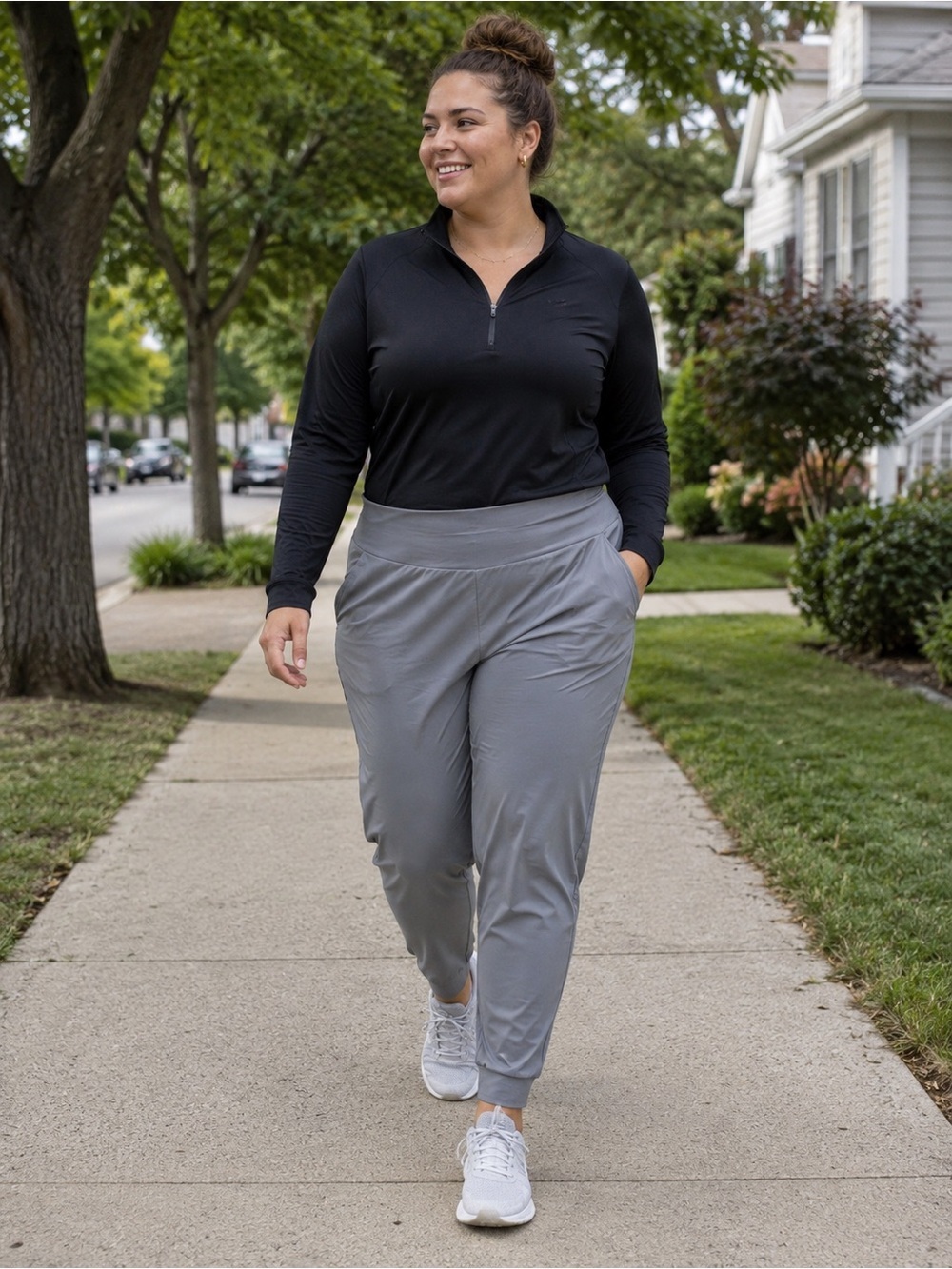 NWT Women’s Happy Hike Studio Outdoor Adventure Jogger Grey 2XL